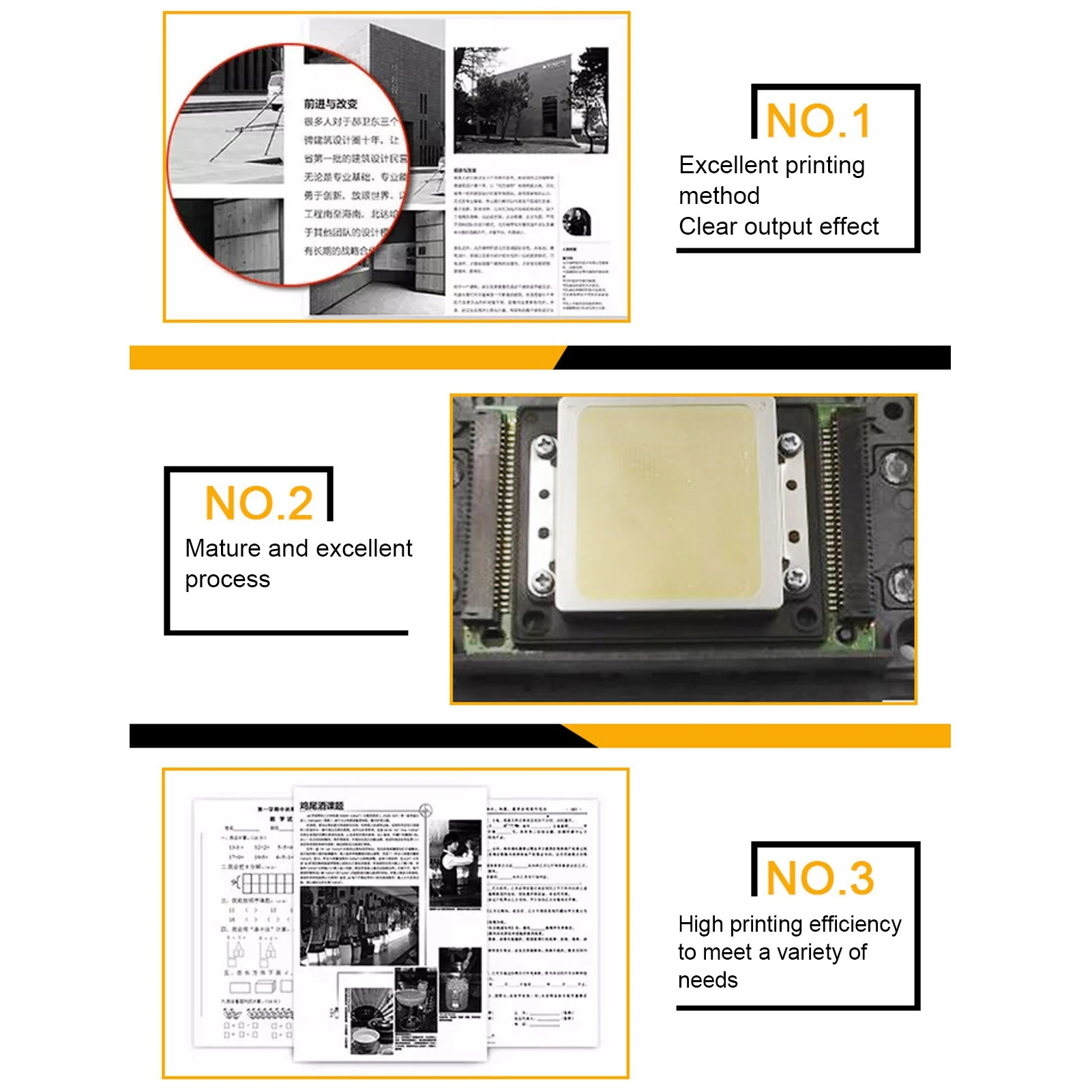 Печатающая головка УФ-принтера, 6-цветная печатающая головка УФ-принтера, прозрачная печать, безопасная стабильная компактная замена печатающей головки для XP600