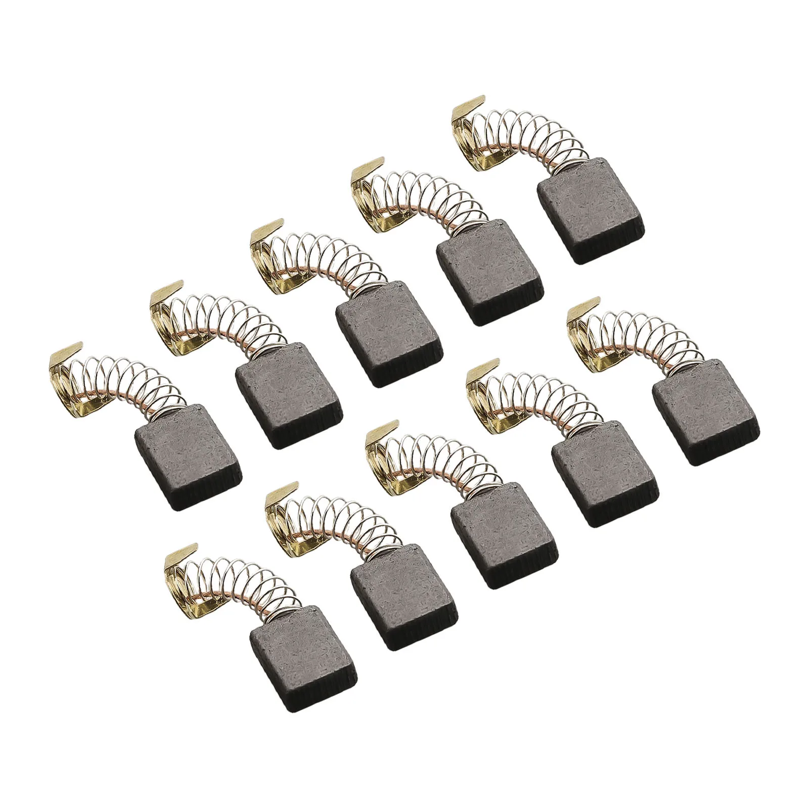10PCS Carbon Brushes Black Gold For 2683 Type For DW362K Motor Parts Replacement Tool 6.5mmx13.5mmx19.3mm 10PCS