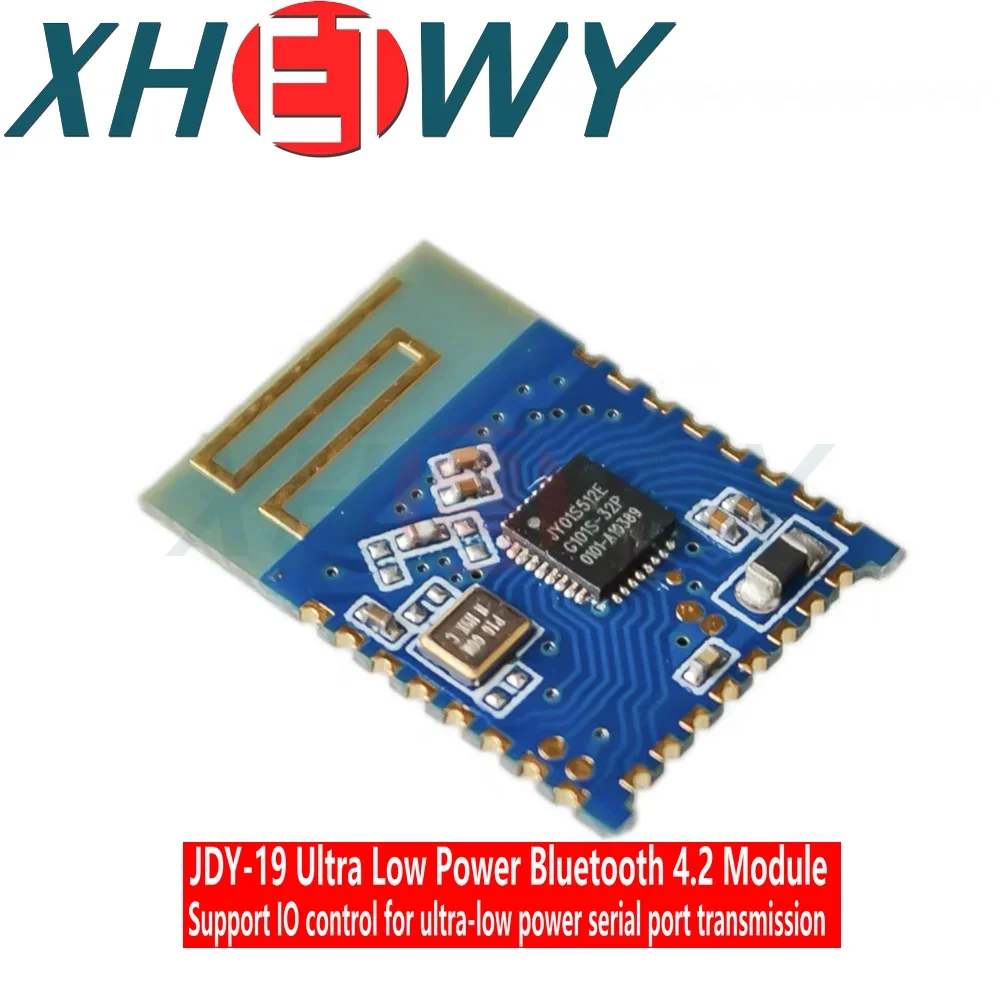 1PCS JDY-19 Ultra Low Power Bluetooth Module Bluetooth 4.2 Serial Port Transmission Low Power BLE IBEACON