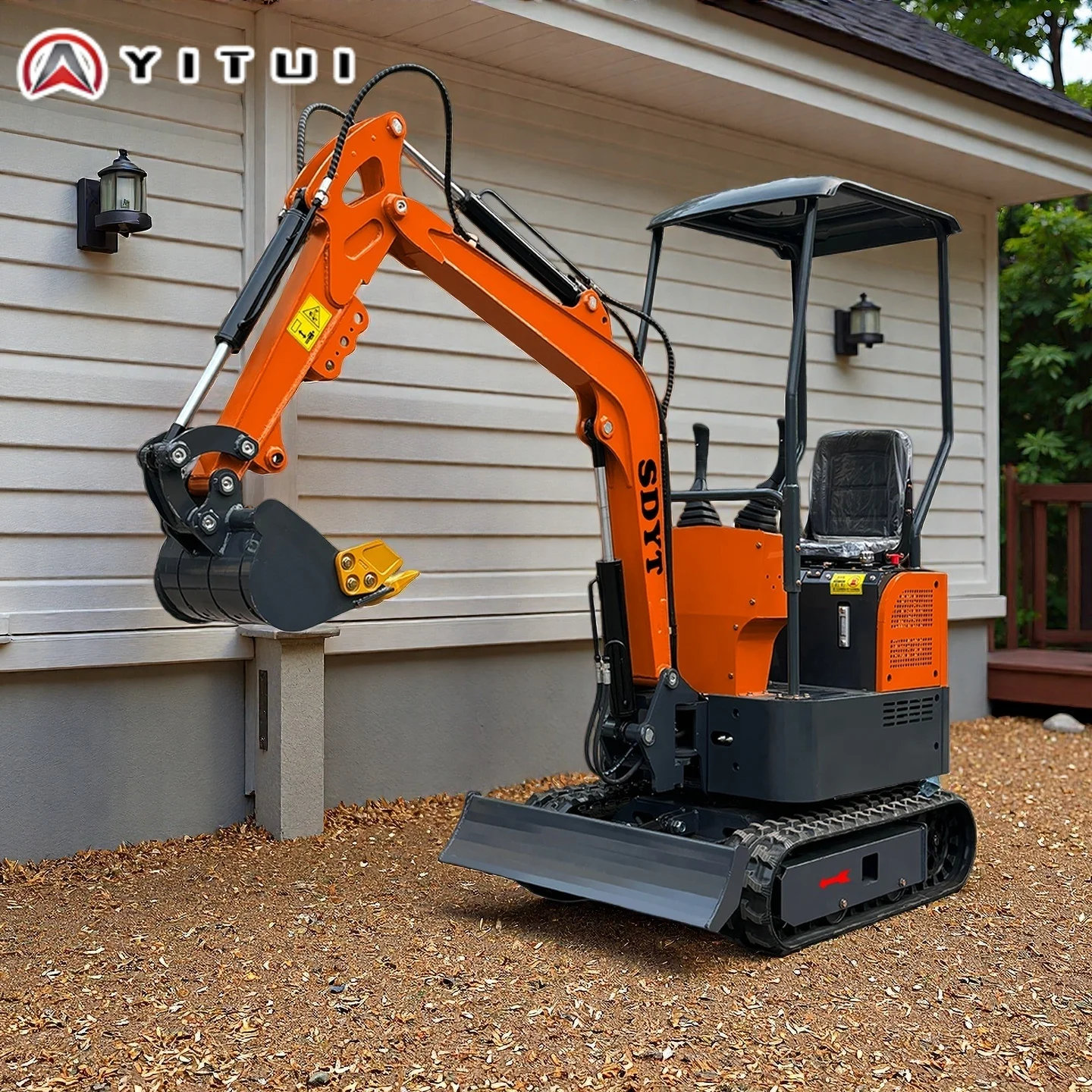 

SDYT Mini Excavator Powerful Diesel Engine Multifunctional Small Digger for Garden Farm Construction CE/EPA Certified Customized