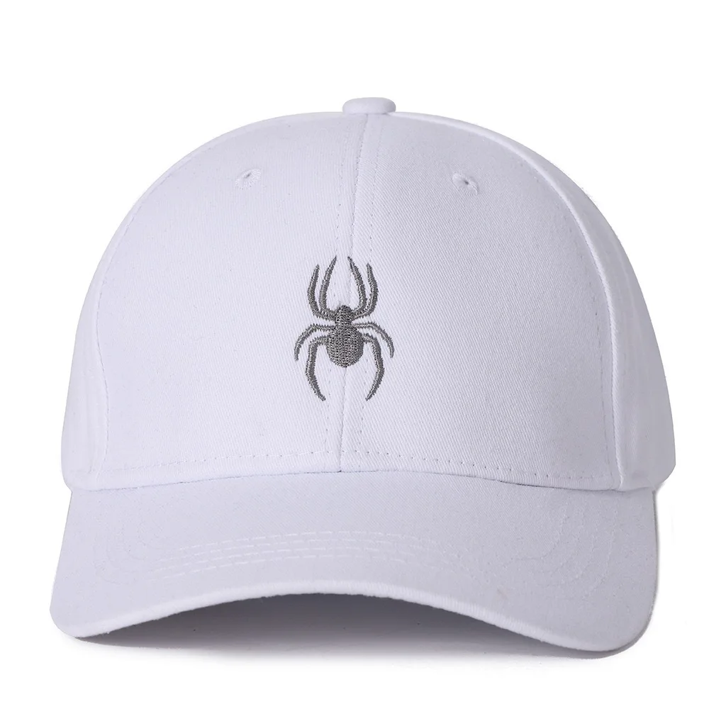 Women Men Summer Sunscreen Baseball Caps with Small Face, Leisure Duck Tongue Sports Golf Hat Spider Embroidered Sunshade Hat