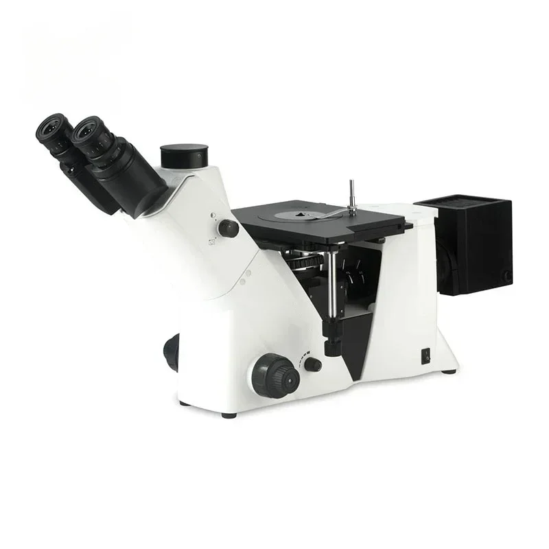 Metallurgical Microscope with Long Working Distance Optical Objective, High Definition Industrial Microscope for Metallurgy & El