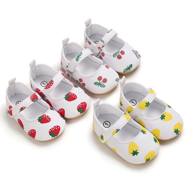 

Baby Toddlers Princess Baby Cotton Cloth Breathable Soft Sole Girls Flat 0-1 Years Old Walker Shoes