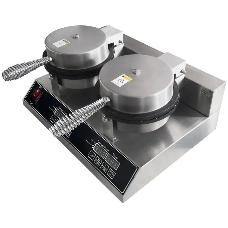 Máquina crujiente de helado para el hogar comercial, máquina de cono multifunción para helado de corteza crujiente