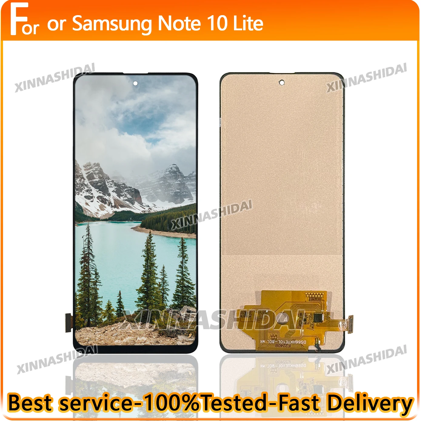100 % getestetes Qualitäts-TFT-LCD für Samsung Note 10 Lite LCD-Display, Ersatz-Digitizer-Baugruppe, ohne Rahmen