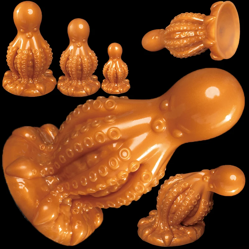 NEW Octopus Anal Plug Anus Expansion Prostate Massager Dildo Butt Plug With Suction Cup Ass Plug Anal Plug Anus Dildos Sex Toys