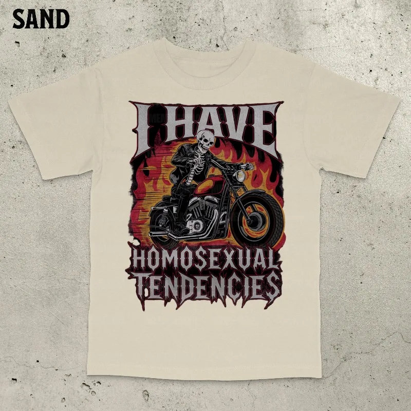 I Have Homosexual Tendencies, Offensive Unisex Shirt, Inappropriate Funny Gag Gift, Gen Z Meme Tees, Prank Tee Funny Meme Shirts
