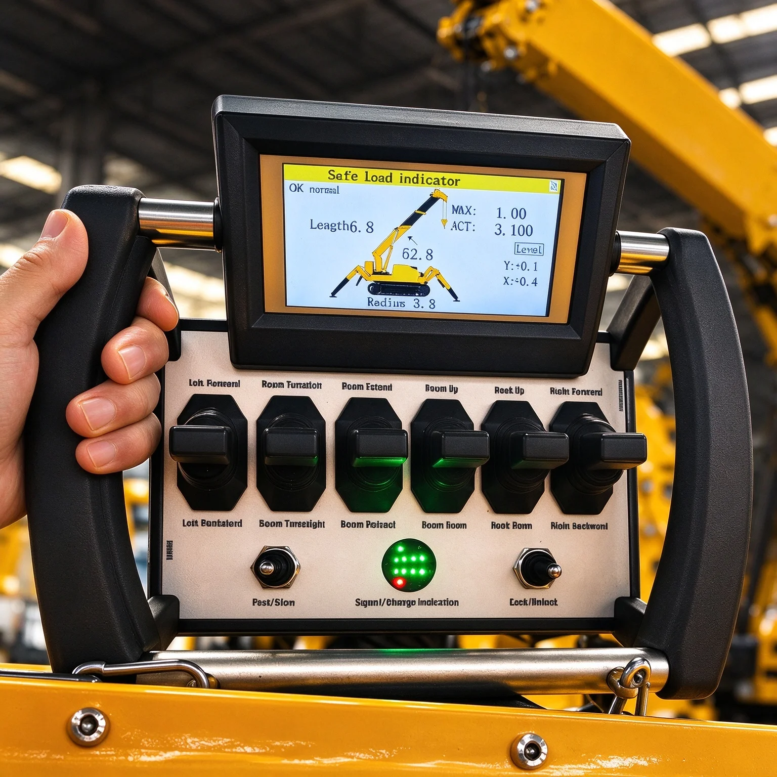 Tracked Lifting Crane 6 Ton Hydraulic Outrigger Tracked Chassis for Rooftop Repair Spider Crawler Crane