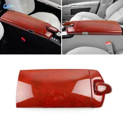 For Mercedes Benz S Class W221 2008 2009 2010 2011 2012 Wood Texture Center Console Armrest Box Phone Cover Dial Pad Housing