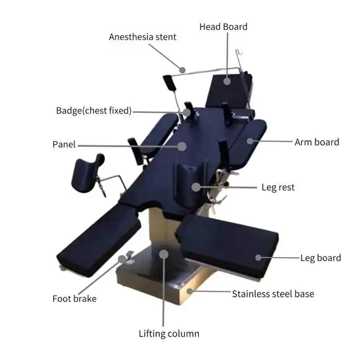 Otolaryngology Neurosurgery Electric Operating Table Urology Operating Table Electric Operating Table