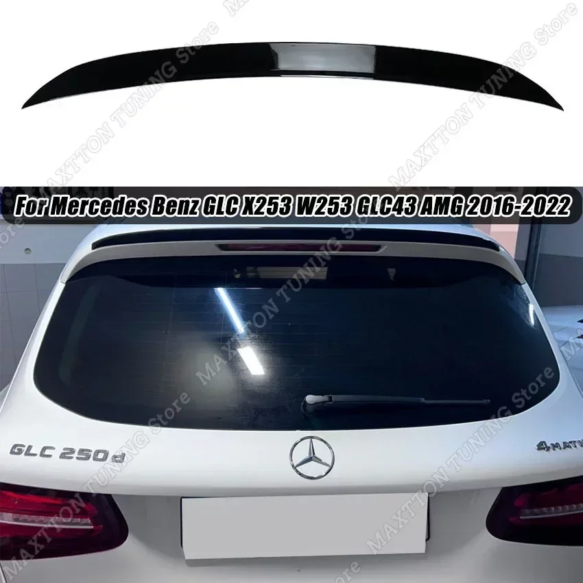 For Mercedes Benz GLC X253 W253 GLC43 GLC63 GLC200 GLC260 GLC300 AMG 2016-2022 Tail Wing Wind Spoiler Sports Rear Accessories