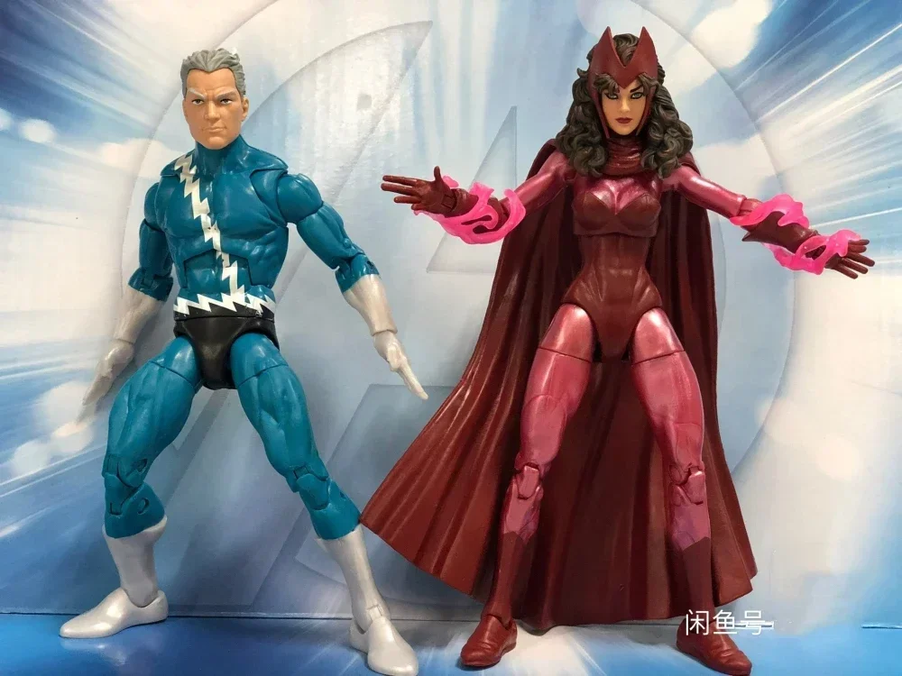 Marvel Legends 80th X-men Action Figure 3-pack Toys Comics Family Matters Quicksilver Magneto Scarlet Witch Doll Anime Model Toy