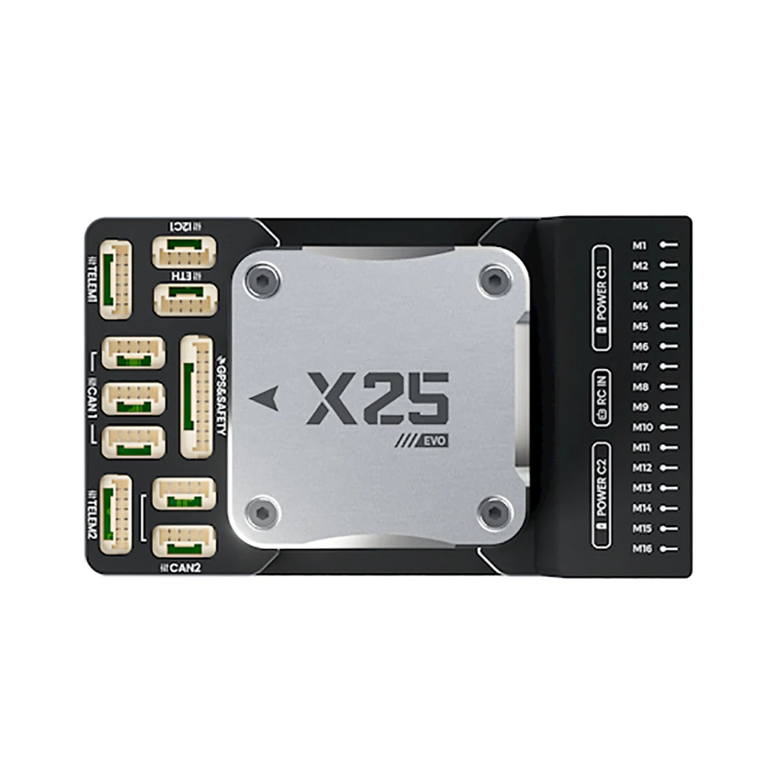 

CUAV X25 EVO Flight Controller STM32H7 Triple IMU Dual Barometer RM3100 for ArduPilot PX4 UAV Drone Autopilot