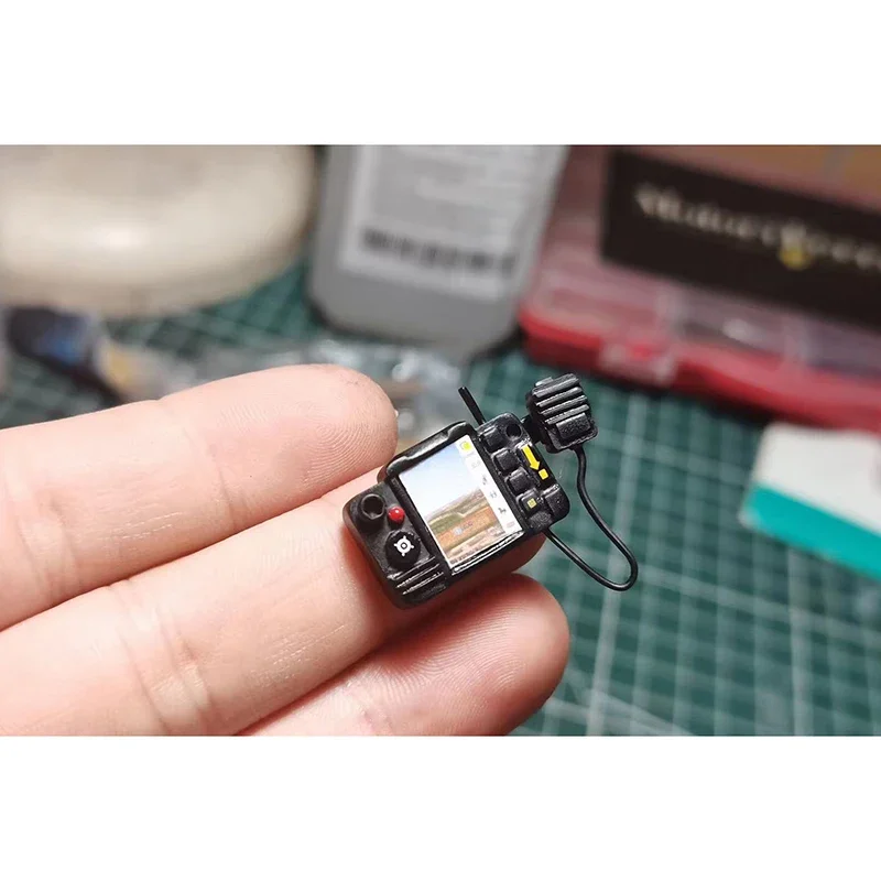 1 個ブラックシミュレーションミニナビゲーション装飾 1/10 RC クローラー車トラクサス TRX4 ディフェンダー RC4WD 部品
