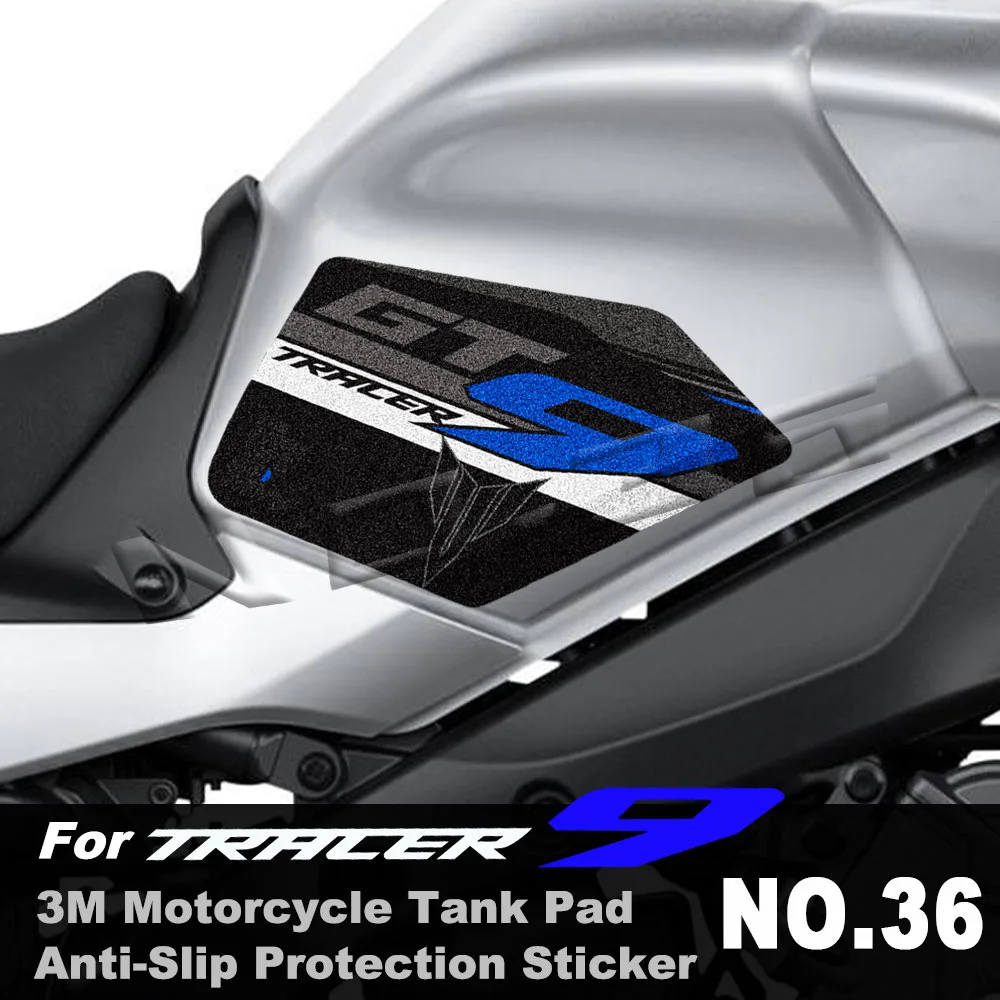 

3M Motorcycle Anti-Slip Tank Pad Sticker Protector Decals Accessories Waterproof For TRACER 9 GT TRACER9 2021 2022 2023