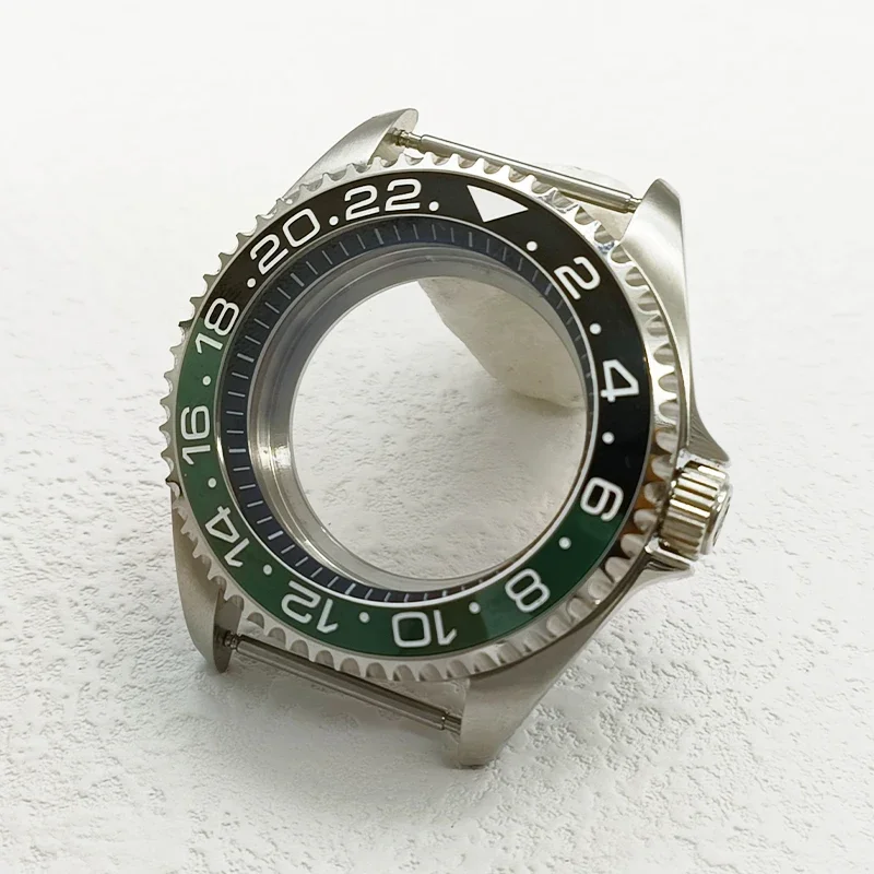 42mm SKX007 Watch Case Transparent Back Case Fits NH35 NH36 7S 4R35 Automatic Movement Dome Sapphire Crystal Glass Watch Cases