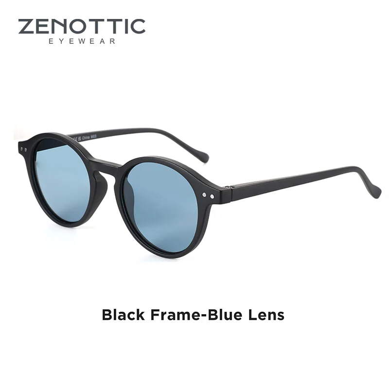ZENOTTIC Small Round Sunglasses for Men Women Vintage Retro Polarized Circle Sun Glasses UV400 Protection