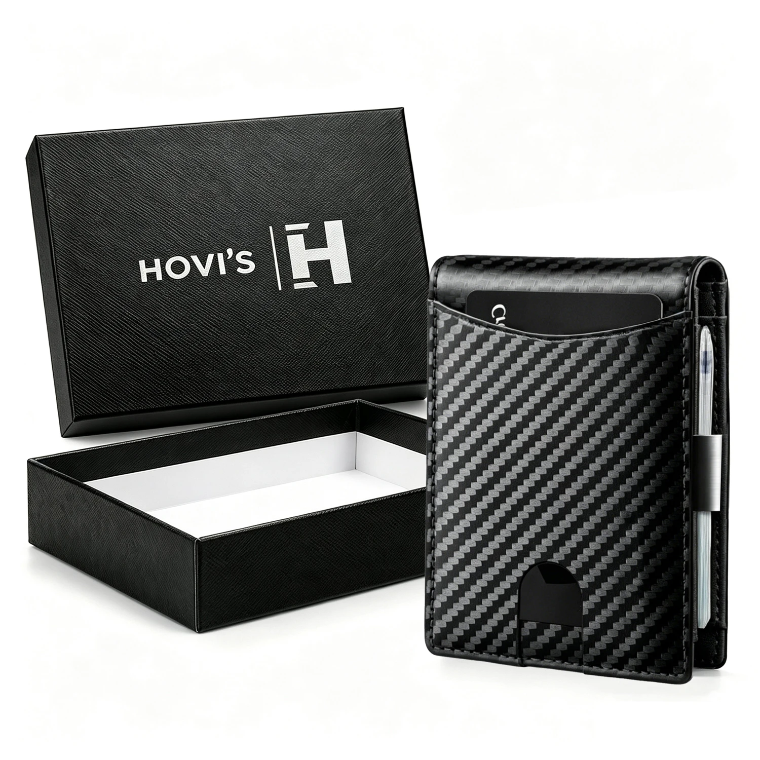Card Case Minimalist - Męski portfel na karty z włókna