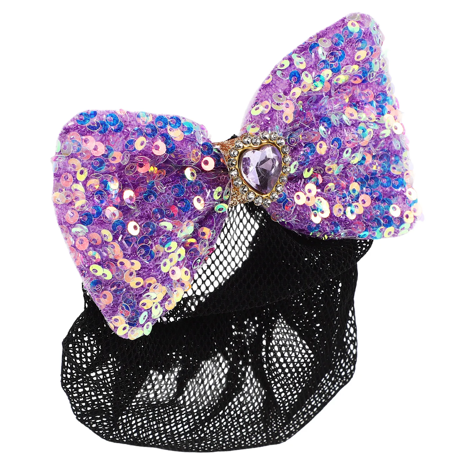 Sequin Cover Dance Hairnet Maker Accessory Holders 'S Covers Bun Covers Dance Hair Nets Buns Ballet Hair Net