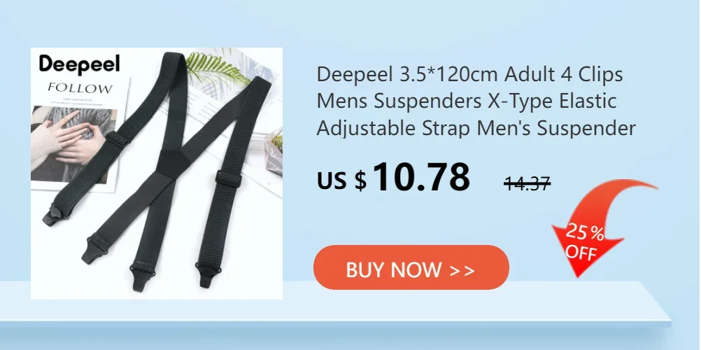 Heavy Duty Work Suspenders for Men X-Back Gripper Clasps Adjustable Strap Fully Elastic Adult Widen Men's Suspender