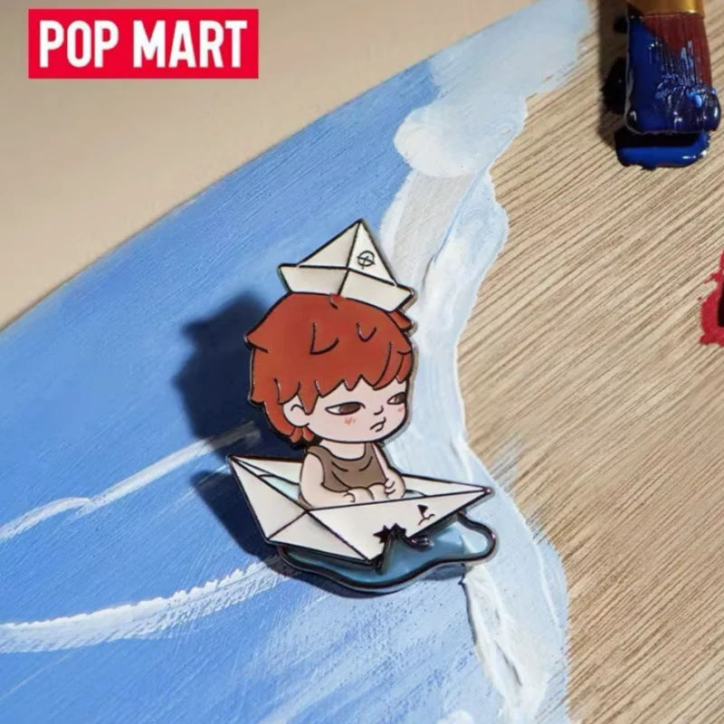

Pop Mart Hirono Small Mischievous Badge Series Genuine Blind Box Ono Blind Box Badge Tabletop Ornaments Collection Toy Gift