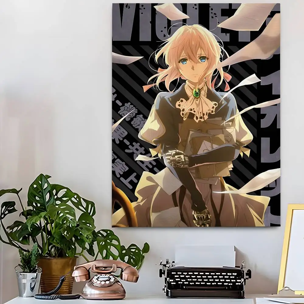 أنيمي البنفسجي Evergarden الكرتون نسيج البوهيمي الجدار المفروشات ماندالا الجدار شنقا ورقة #4