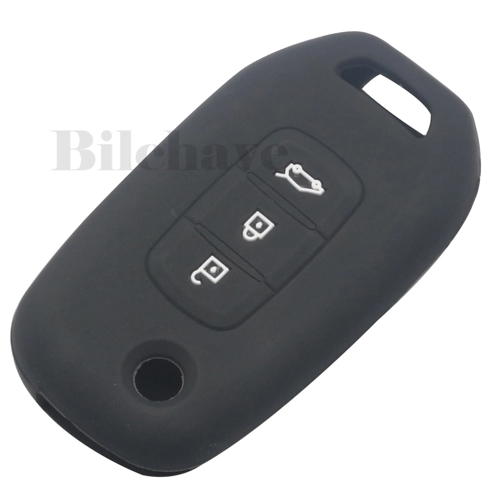 jingyuqin 10pcs 3 Buttons Silicone Car Key Case Cover For Renault Kadjar Koleos Megan Flip Folding Remote Key Fob Protection