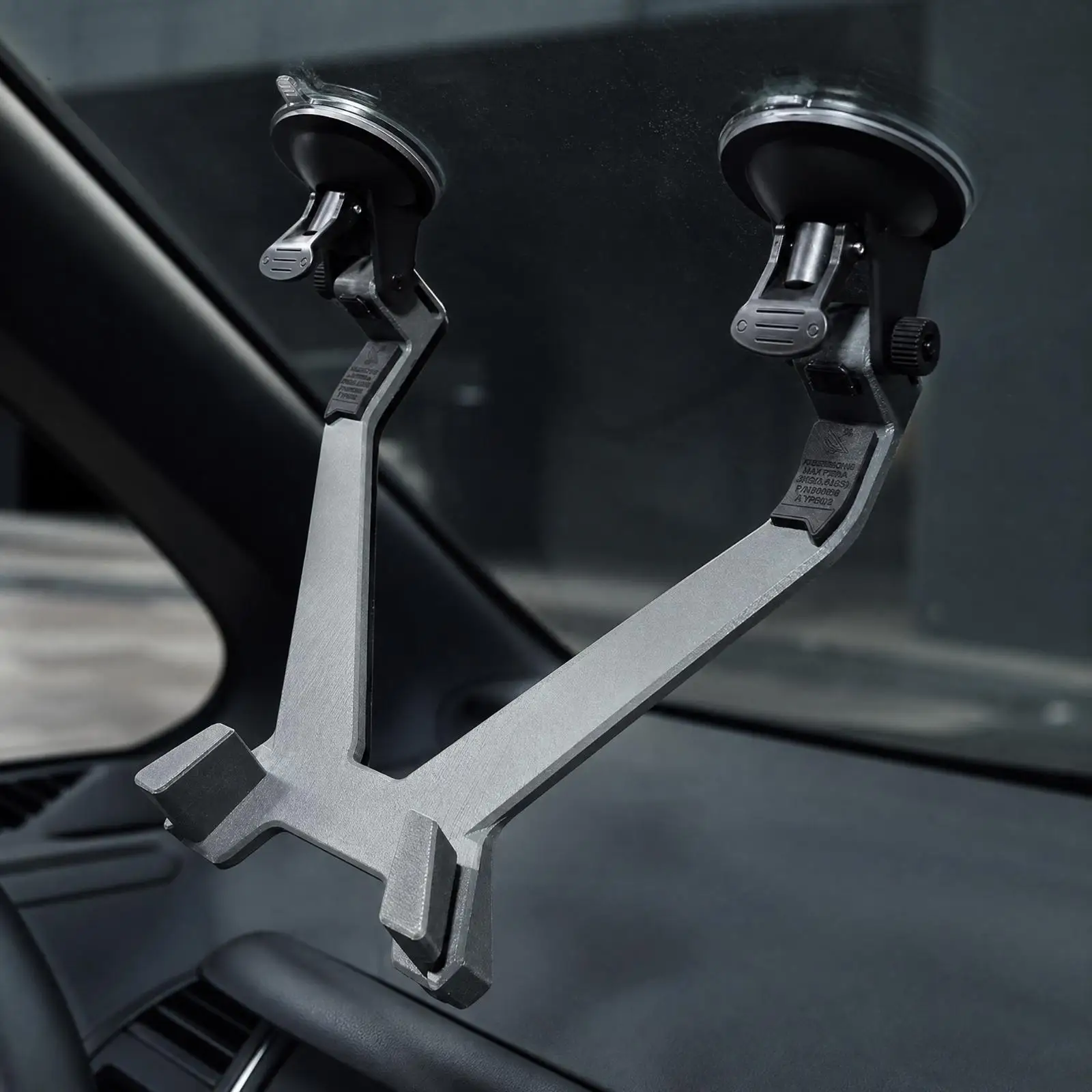 Windshield Suction Cup Car Mount Holder Plastic Phone Stand for Travel with Strong Grip