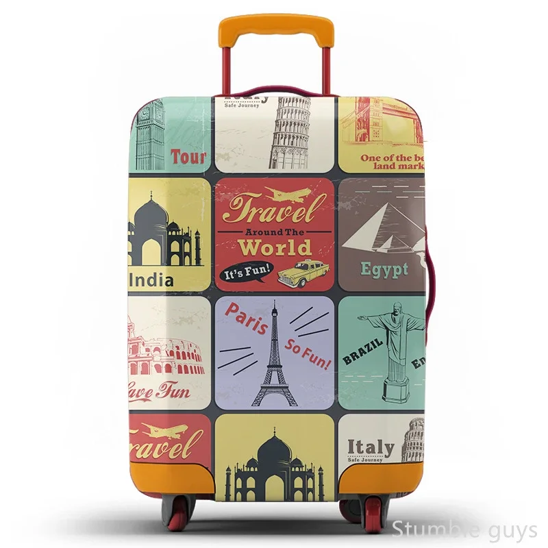 

Durable Stretchy Suitcase Cover Protective Anti-Scratch Dustproof Luggage Cover Must-Have Travel Accessory