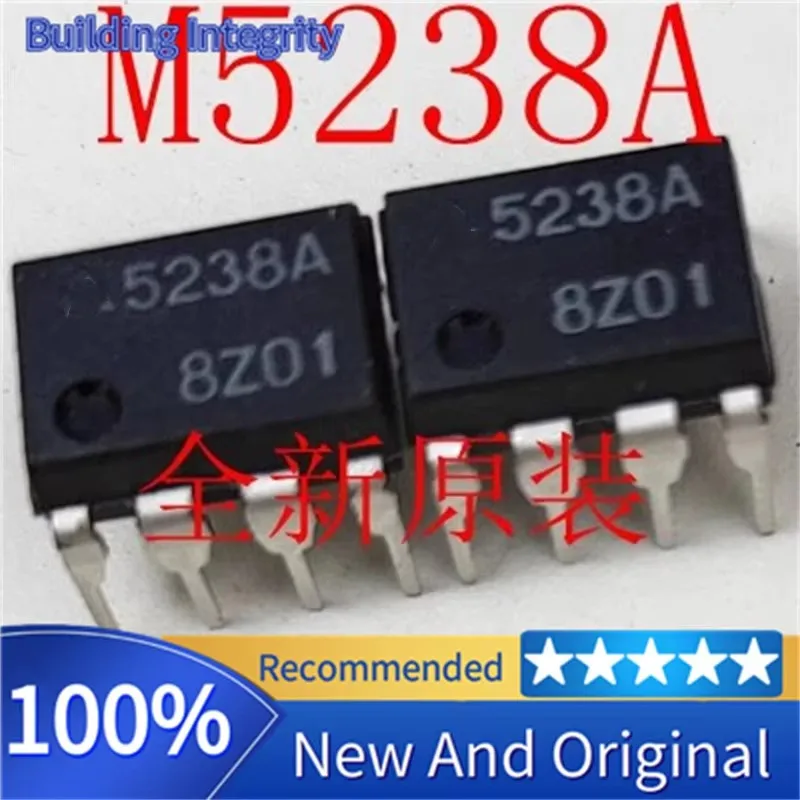 M5238A 5238A DIP-8 low noise dual JFET input OP amp, new spot, direct shoot