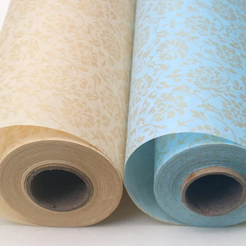 Sumi Art Mud Gold Chrysanthemum Imitation Silk Fully Ripe Xuan Paper Small Script Calligraphy Practice Creation Work Rice Paper