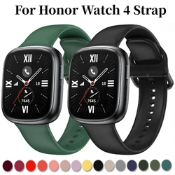 Official Silicone Band For Honor Watch 4 Smart Watch Sports Replacement Wristband Correa For Huawei Honor Watch 4 Bracelet Belt