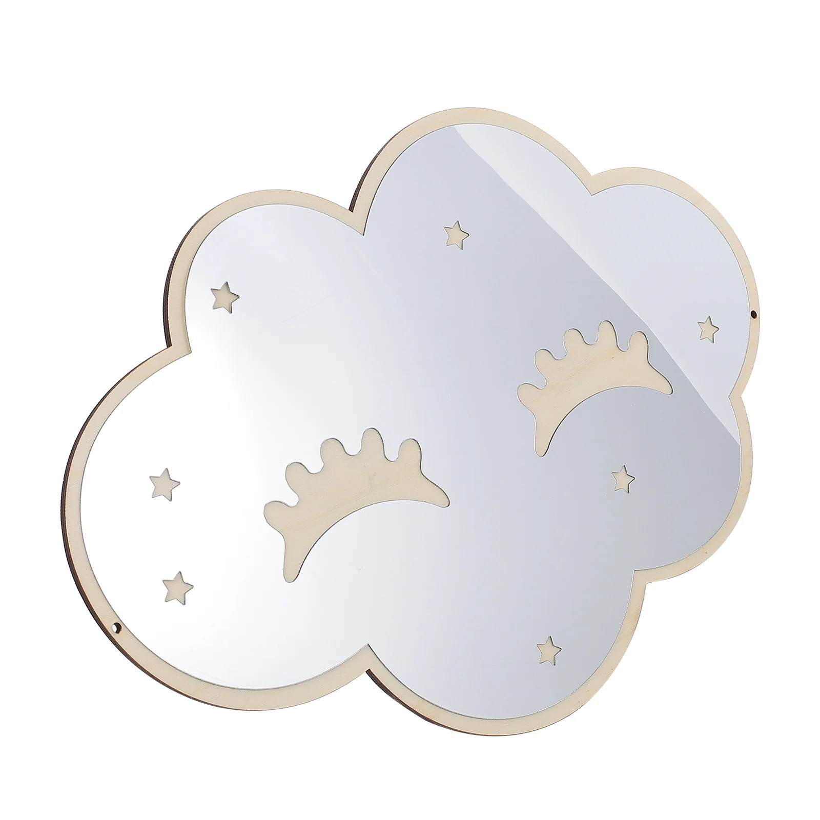 

1Set Nordic Style Mirror Creative Wall-Mounted Hanging Decorative Mirror for Home Bedroom Bathroom Decor