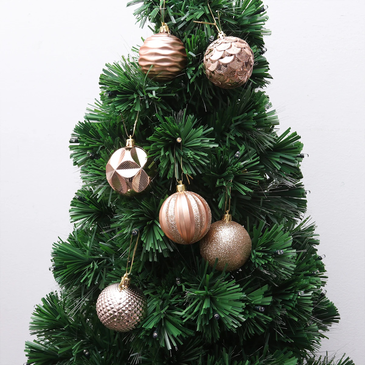 

12pcs 6Cm Balls Plastic Christmas Tree Decoration Hanging Ball Decor For Home Hotel Office Christmas Tree Pendant Festive