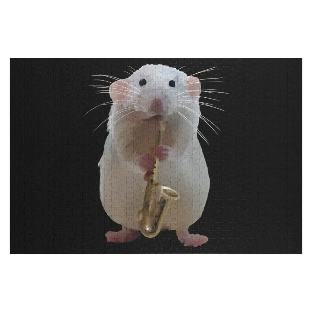 

Rat playing the Saxophone Jigsaw Puzzle Children Personalised Puzzle