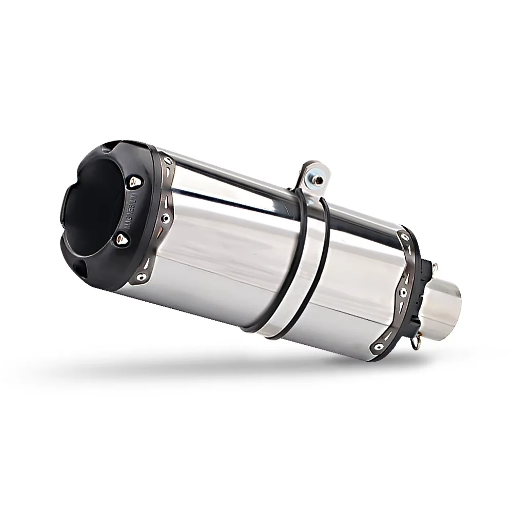 

Universal Motorcycle Exhaust Muffler Carbon Pipe For Two Brothers CBR600 Z900 s1000 zx4r CBR R11 R6 z10 Motorcross moto Exhaust