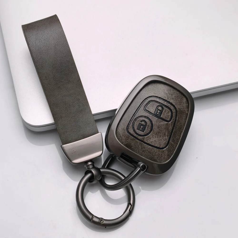 Zinc Alloy Remote Key Cover Case FOR Citroen C1 C2 C3 C4 Xsara Picasso Key Cap Peugeot 107 206 207 306 307 407 Toyota Aygo