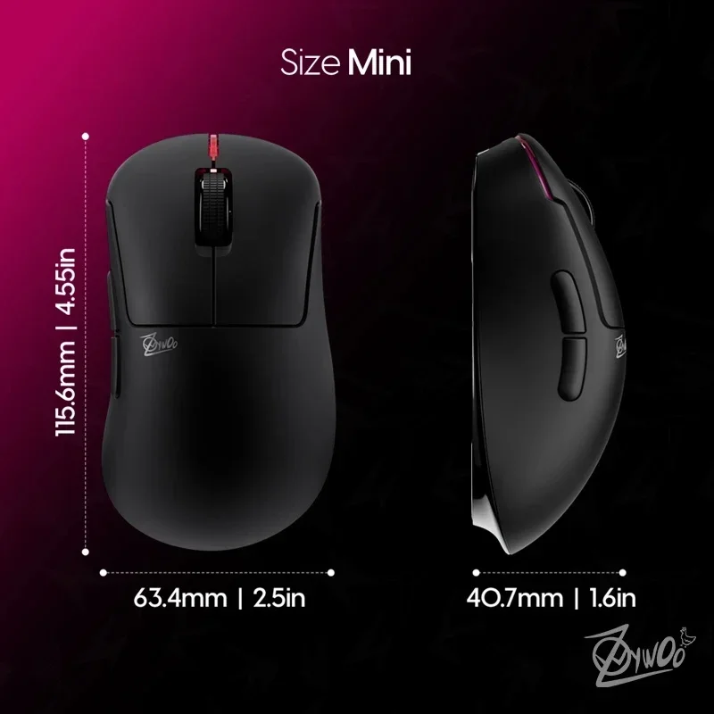 Pulsar Zywoo الماوس المختار المزدوج الوضع ماوس لاسلكي 8000 هرتز معدل التجديف XS-1 الاستشعار الألعاب الفئران خفيفة الوزن ملحقات الكمبيوتر #5