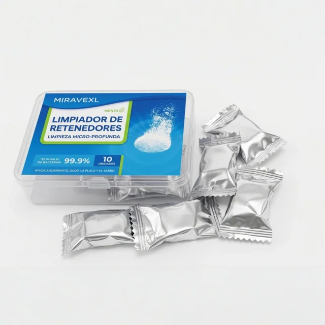 Professional Retainer Cleaning Tablets Mint Scent Denture Cleanser Effervescent Pack Removes Odor Plaque 10 Pieces MIRAVEXL 6 Professional Retainer Cleaning Tablets Mint Scent Denture Cleanser Effervescent Pack Removes Odor Plaque 10 Pieces MIRAVEXL 6