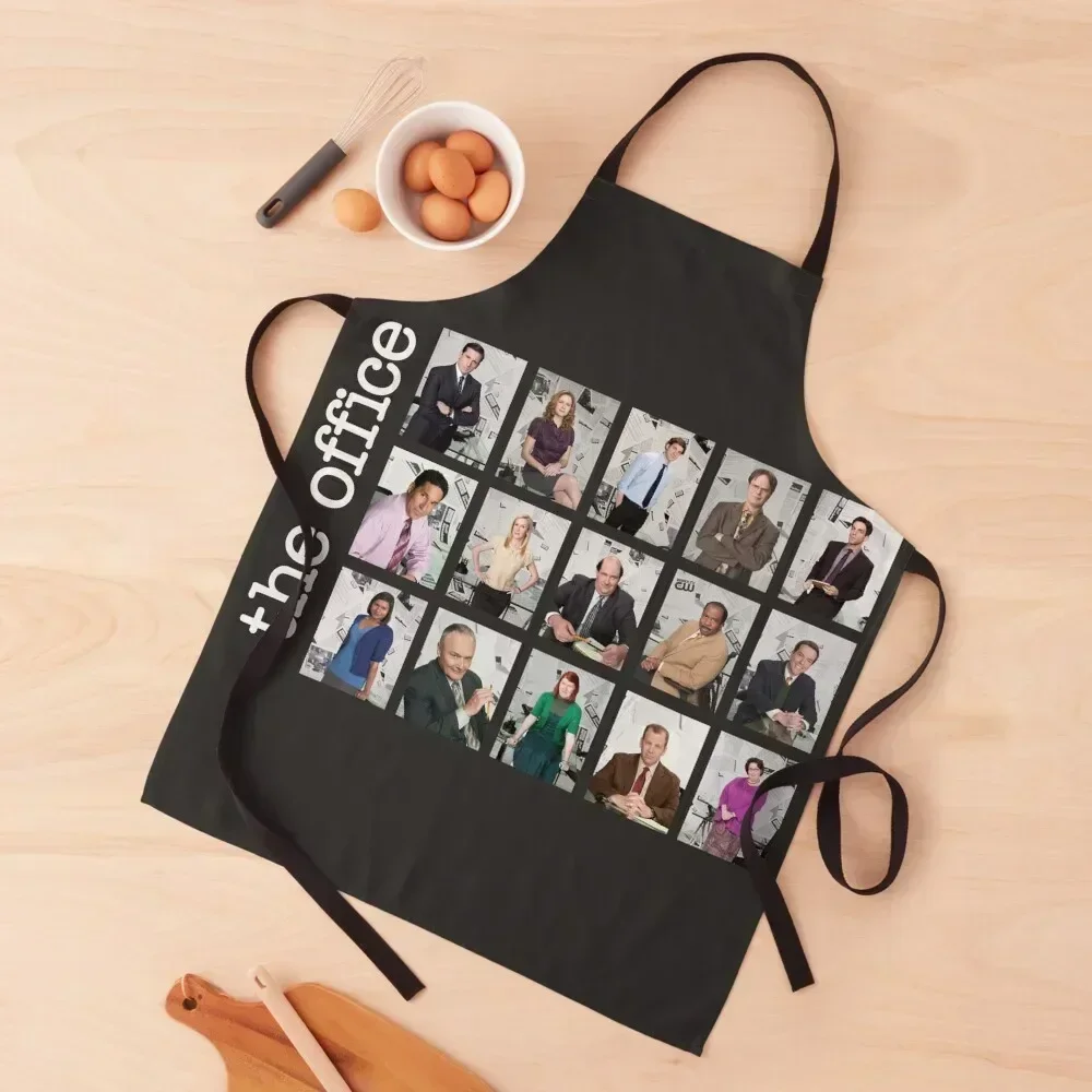 

The Office Cast Apron Waterproof women Kitchen Kawaii Accessories christmas 2025 Kitchen Things For Home Apron