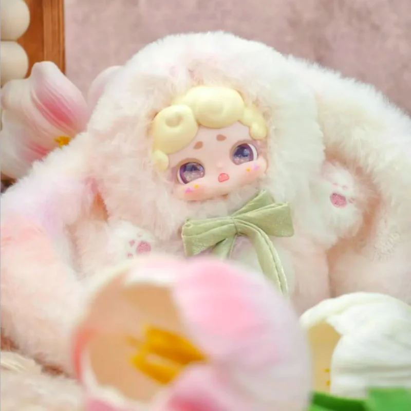 Luckydeernai Goodnight Little Rabbit V2 الجيل الثاني Secret Garden صندوق أعمى من القطيفة قلادة يدوية الصنع هدية دمية لطيفة مفاجأة