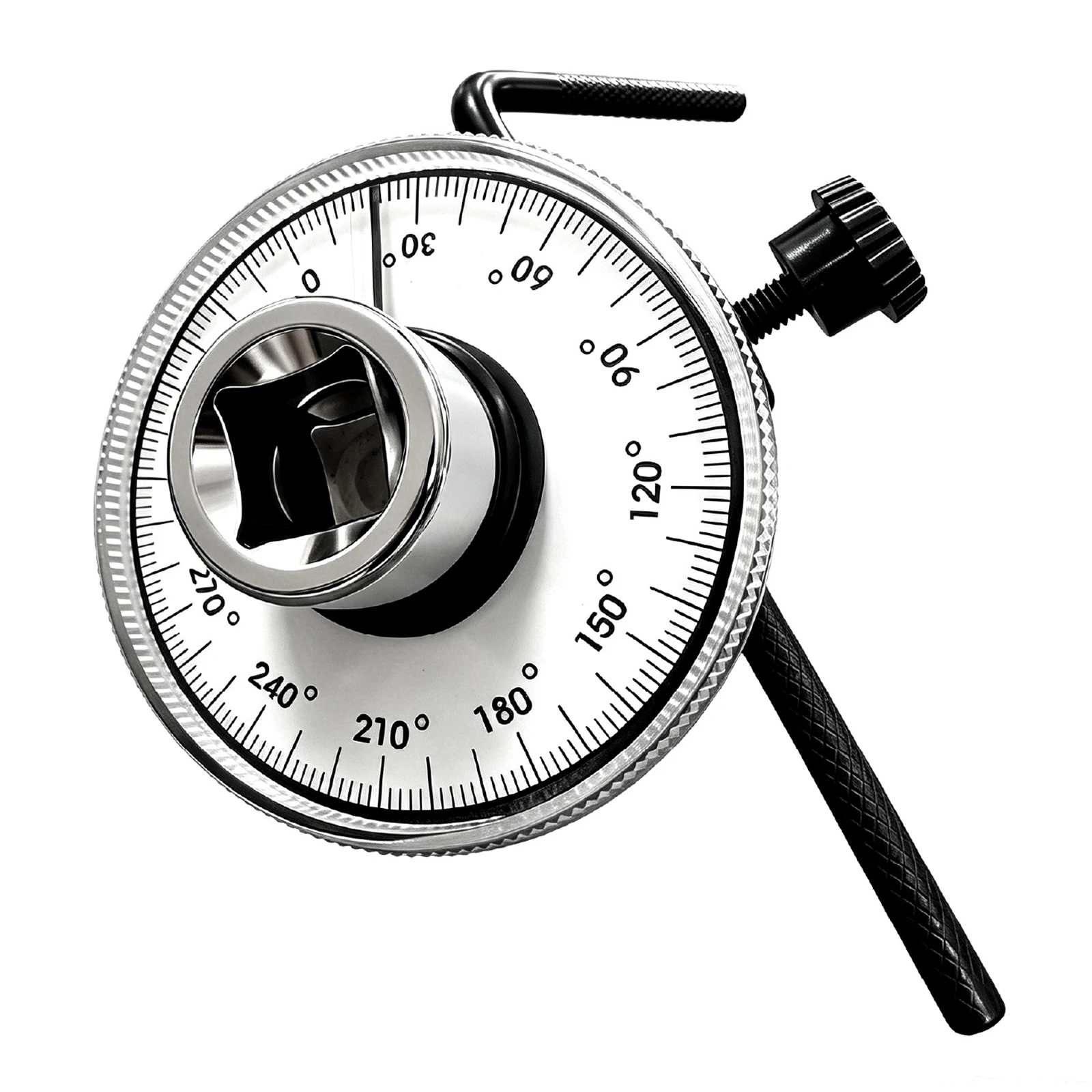 1/2 Inch Digital Torque Adapter 360 Degree Adjustable Angle Finder Angle Meter Wrench Gauge Tool for Drive Measurer Car Garage