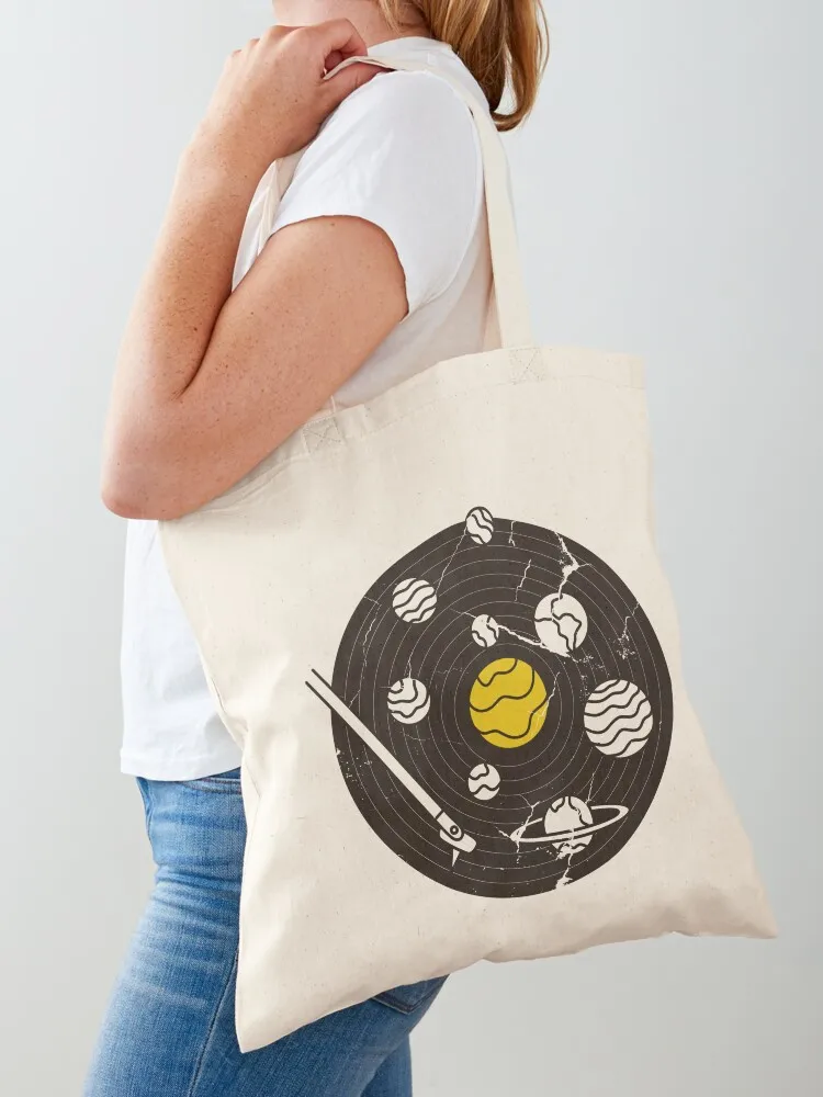 Record solar system Tote Bag tote bag university Big bag reusable shopping bags Canvas Tote