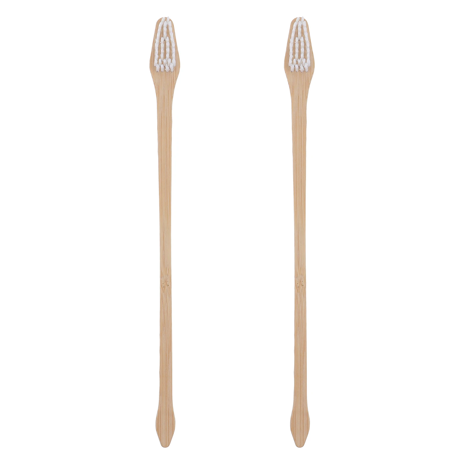 

2pcs Pet Toothbrush Double-end Bamboo Dental Cleaning for Dog Cat Oral Supplies Teeth Plaque Tartar Prevention