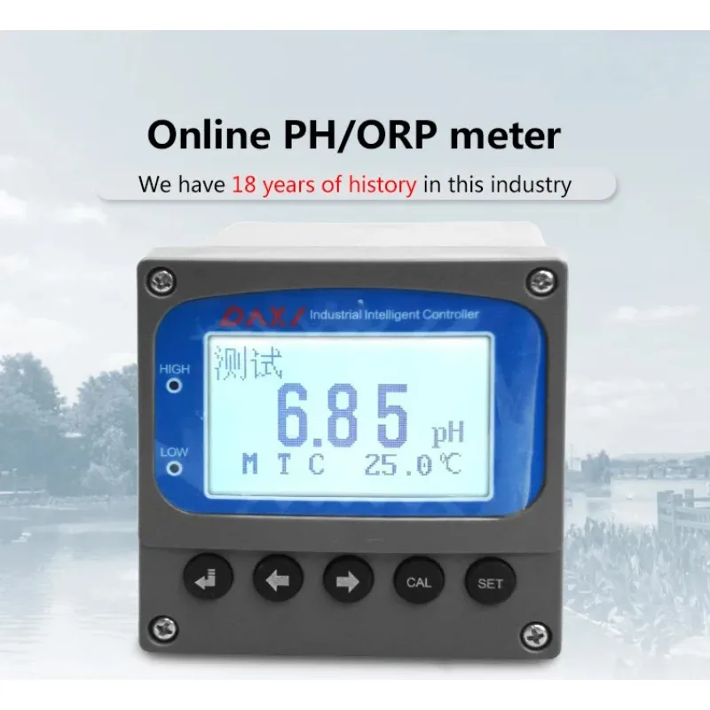 Customized Accurate DO Tds & EC Monitor Controller 1000 Ppm Online Digital Industrial PH ORP Electrical Conductivity Meter