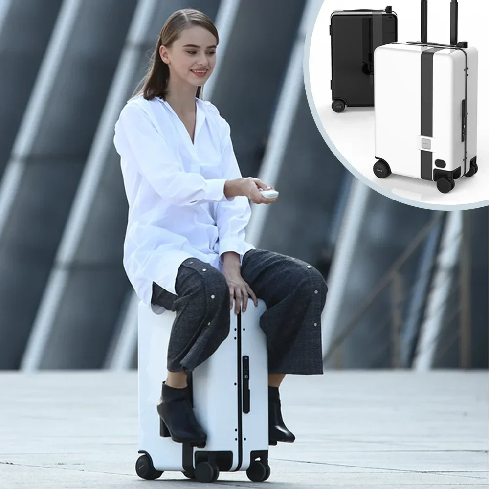 2020 New Automatic Following Robot Finger Print USB Charger Follow Smart Luggage