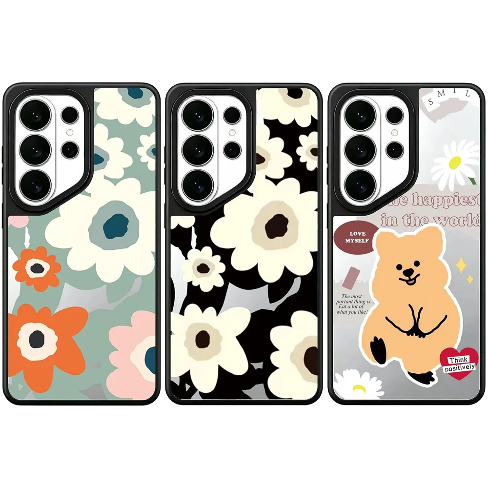 6050860 Mirror Magnetic Case: Compatible with Samsung Galaxy S23 U S24U S25 S26 Ultra S25+ S26 Plus Shell