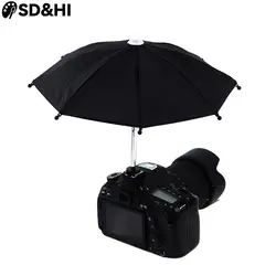 1PC Camera Umbrella Black Dslr Camera Umbrella Sunshade Rainy Holder For General Camera Photographic Camera Umbrella Accessories