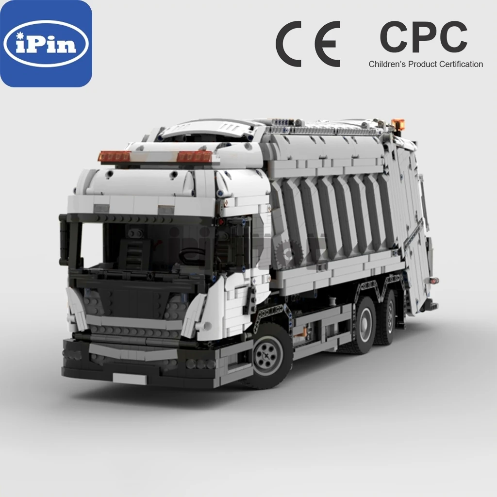 

Moc-92116 Scania large garbage recycling truck 4845pcs Boy Gift splicing building block technology accessories