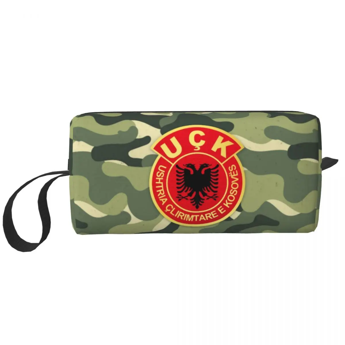 Saco de higiene pessoal do curso das mulheres, bandeira asiática velha uck, bonito, exército, cosmético, organizador da composição, armazenamento da beleza, caso do kit do dopp